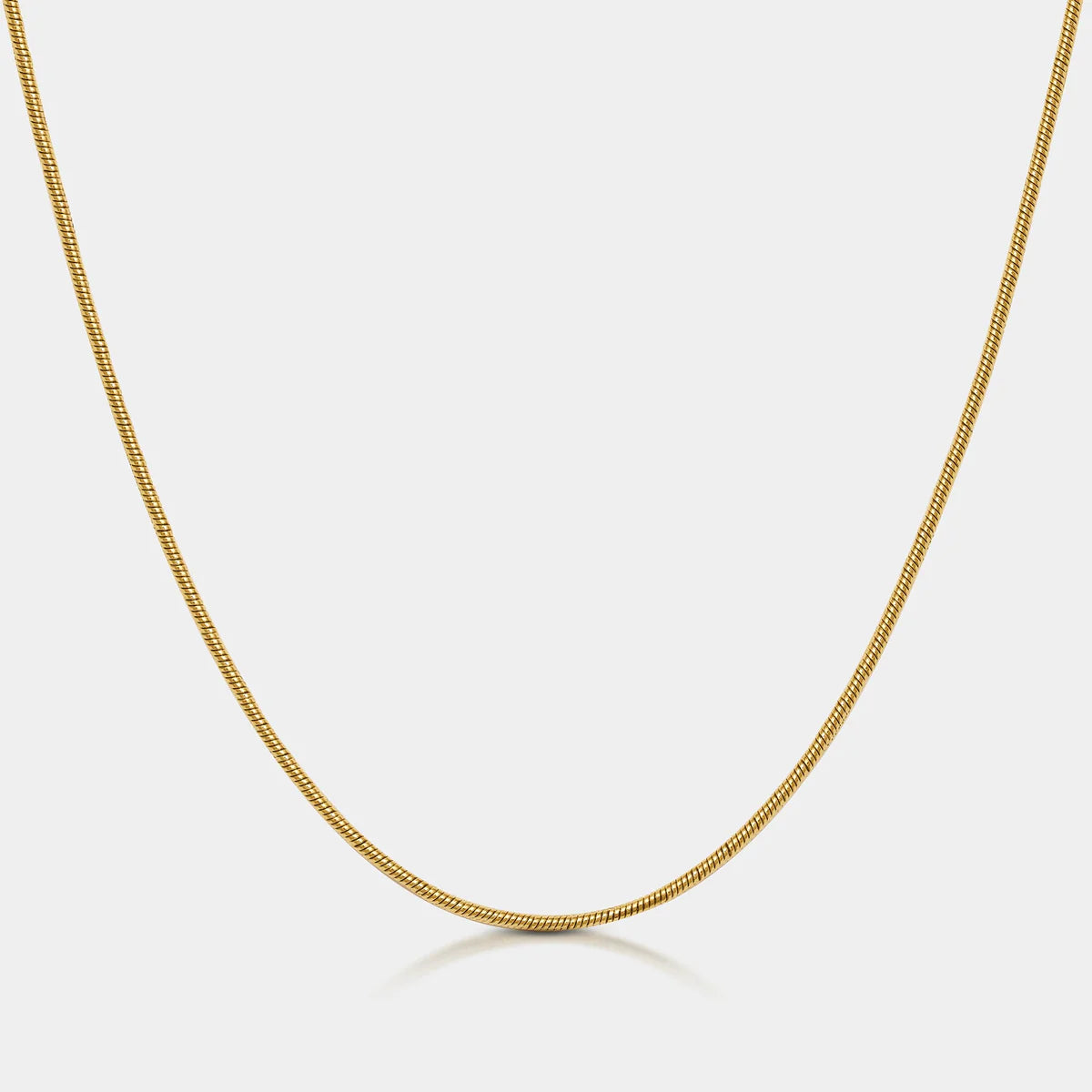 Snake Chain Necklace - Gold