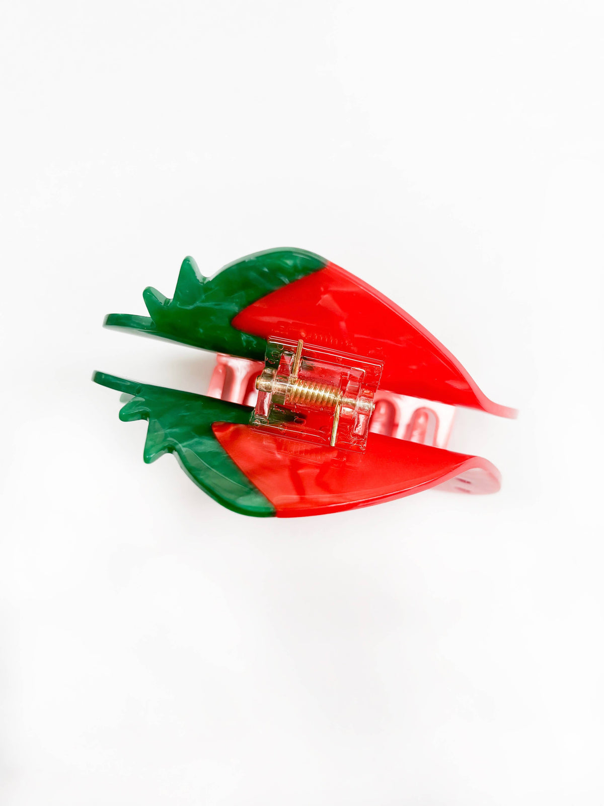 Strawberry Claw Clip // Cellulose Acetate: Small
