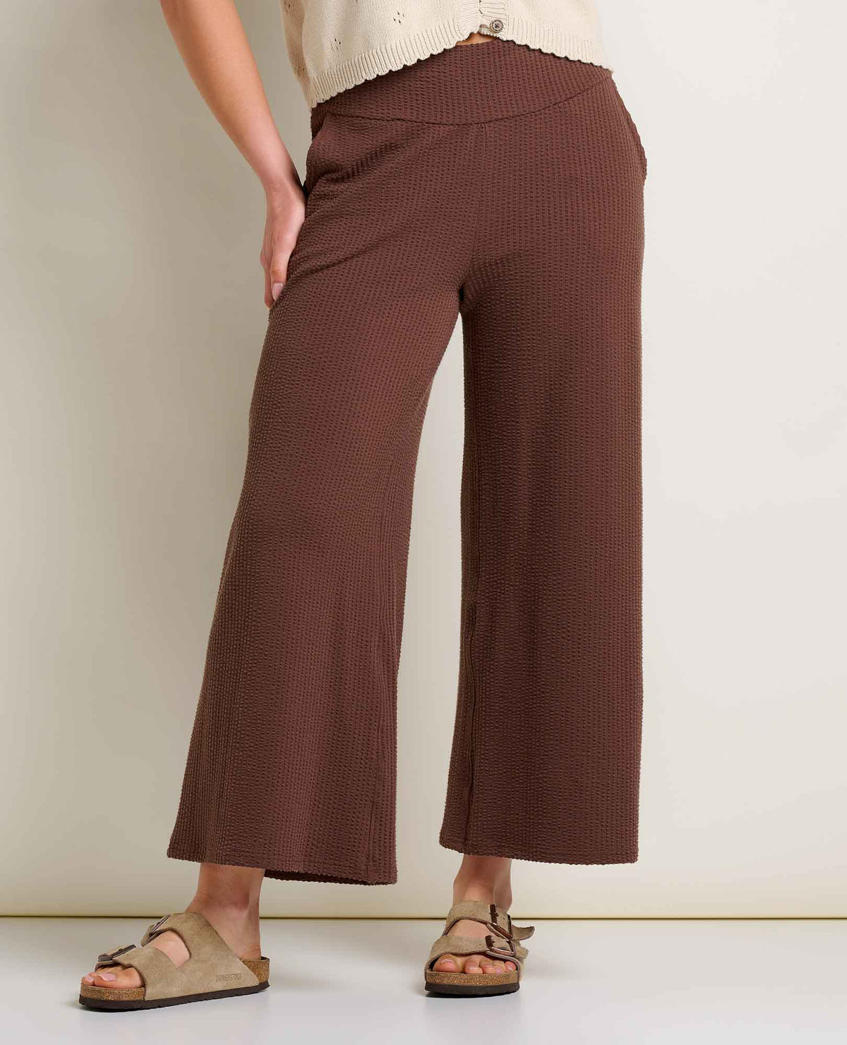 Chaka Wide Leg Pant - Chestnut