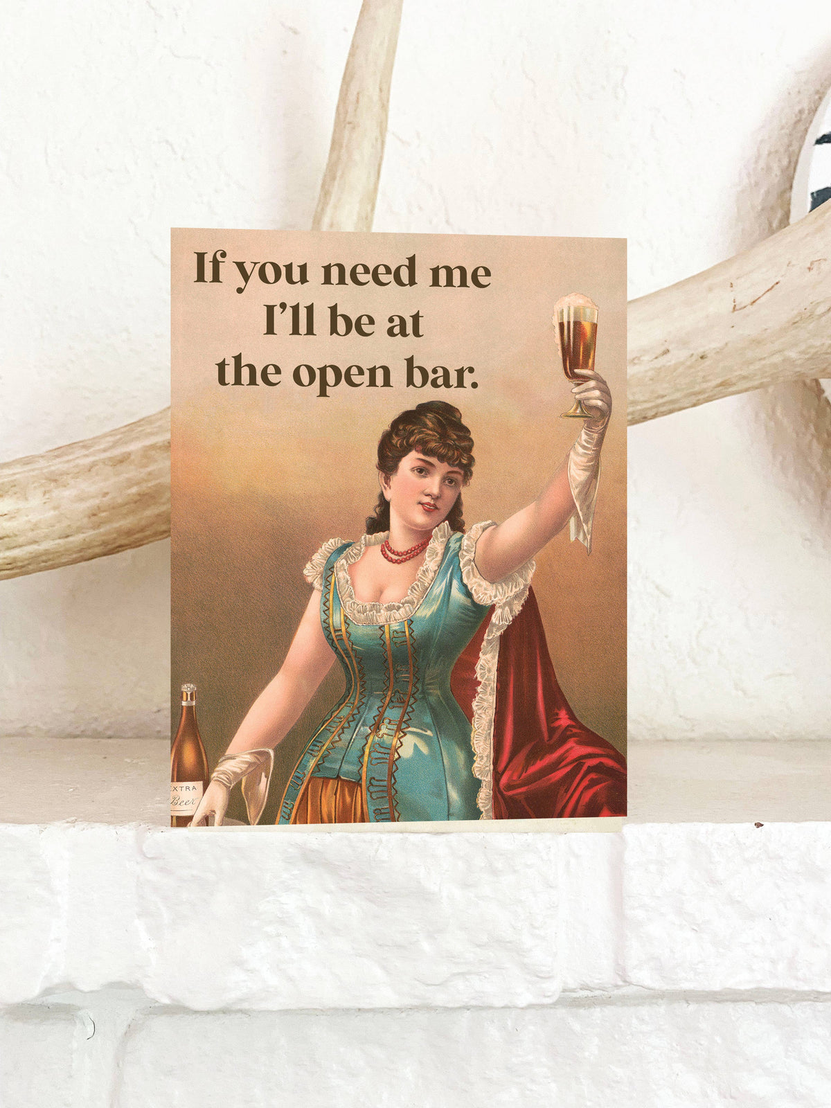 I'll be at the Open Bar Funny Card - Wedding