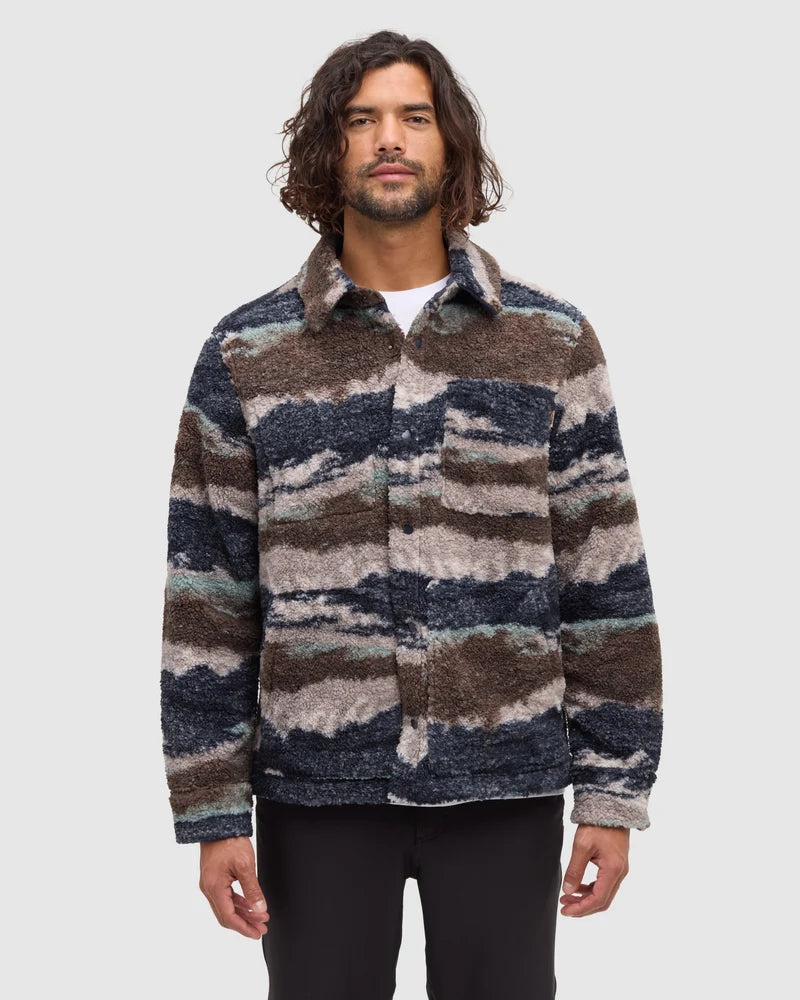 Otto Reversible Jacket - Midnight Blue / Reflective Peaks