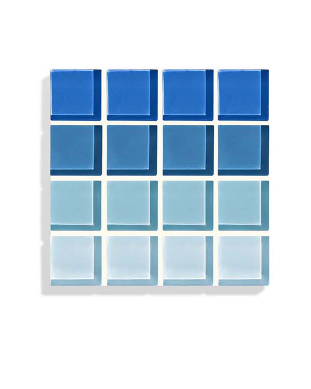 GLASS TILE COASTER - Ombre - Maldives