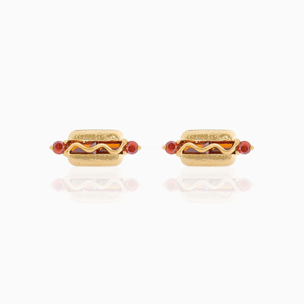 Hot Dog Studs: Gold sold SINGLE