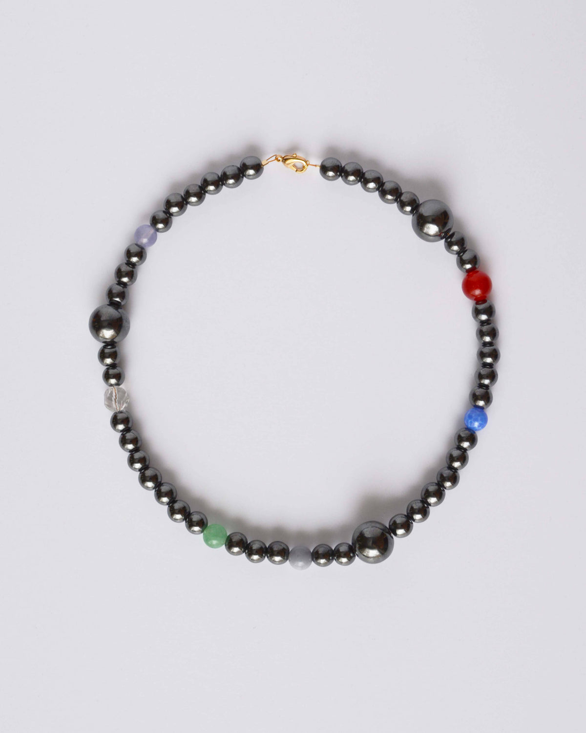 Astra Hematite Bubble Necklace