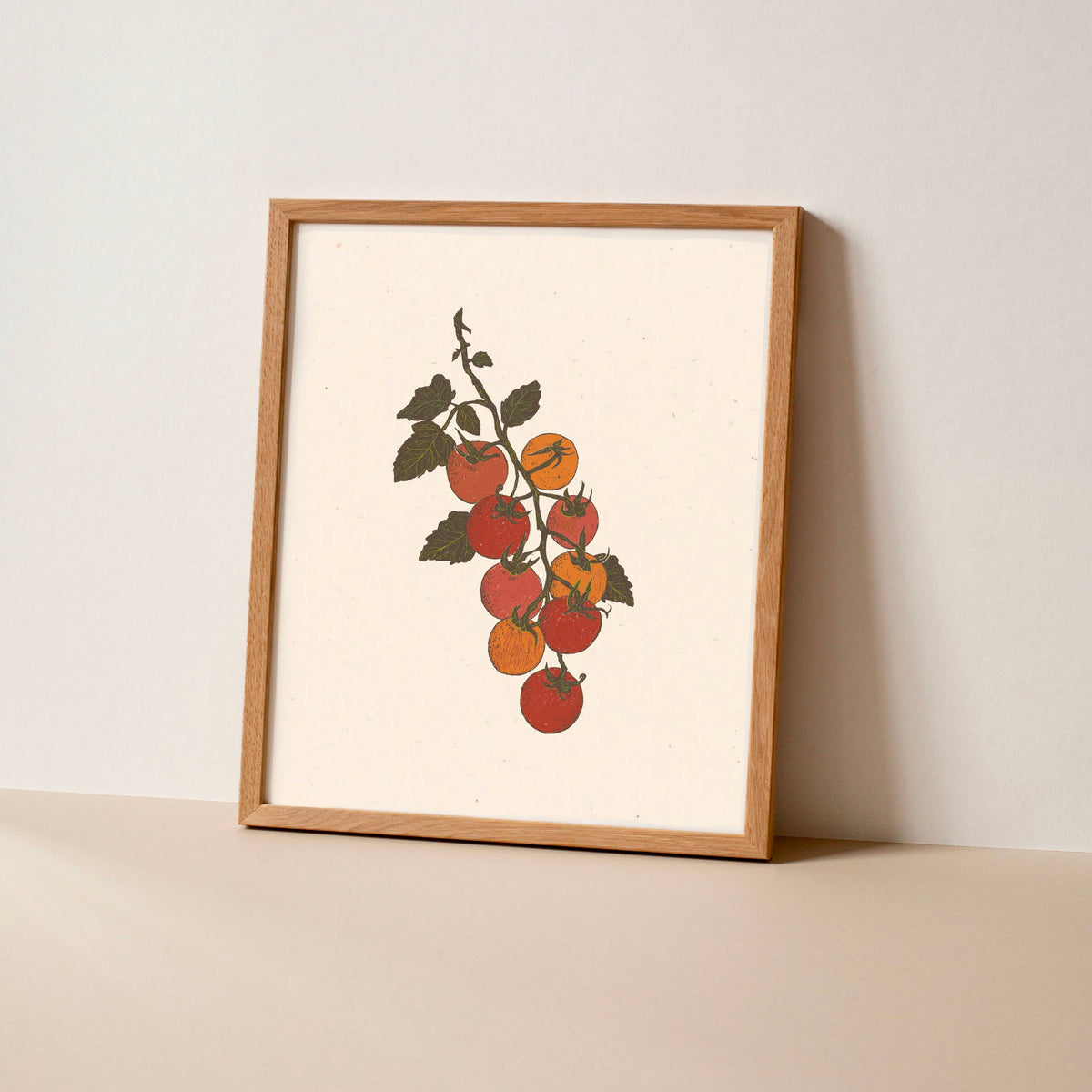 Tomato Vine Art Print: 8" x 10"