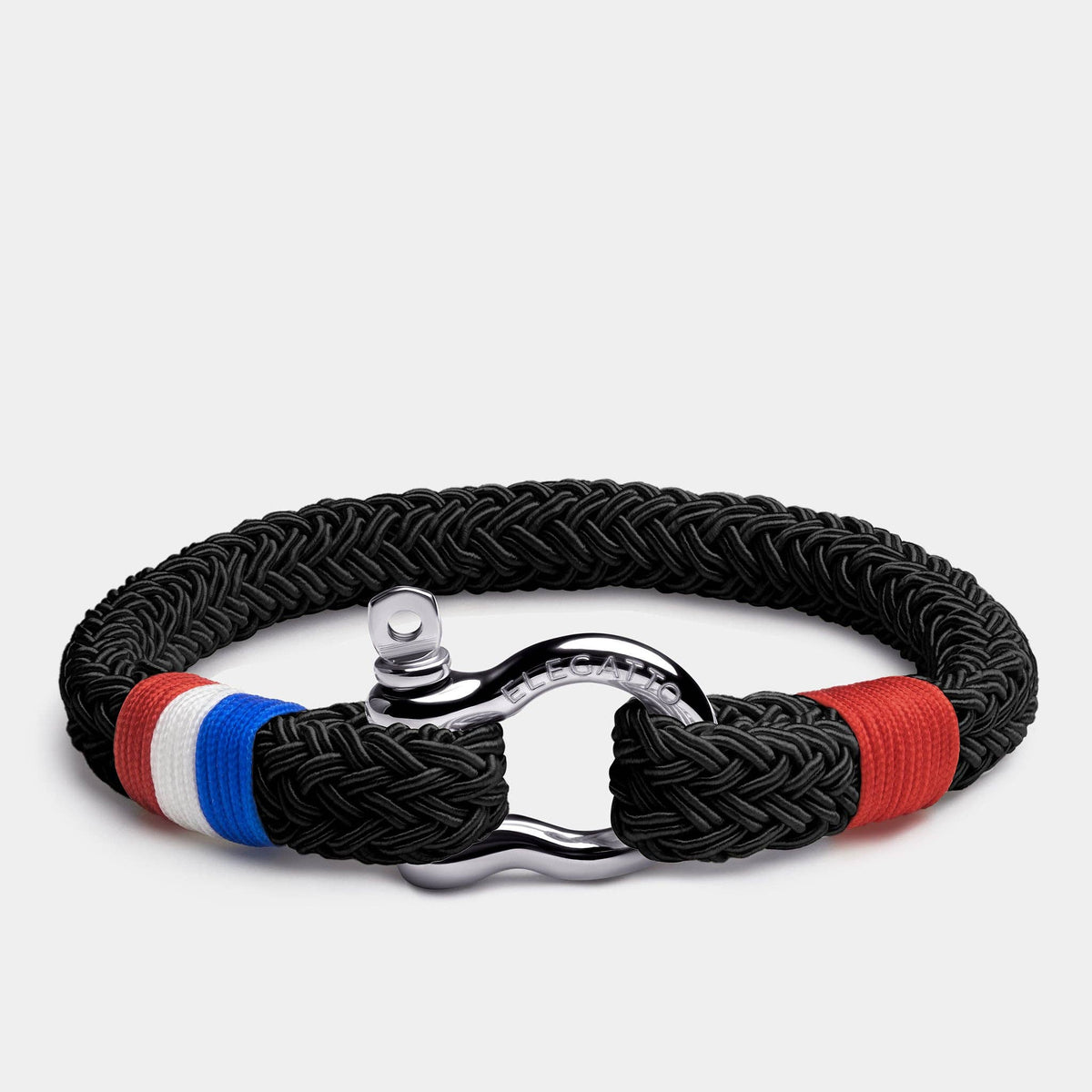 Tour de France (Black): Silver Bow Shackle