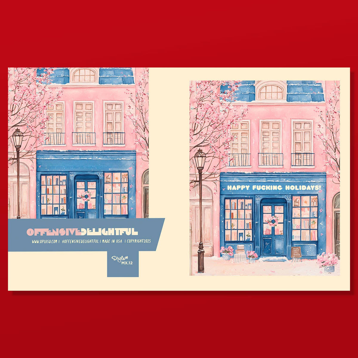 FRENCH HOLIDAYS holidays card