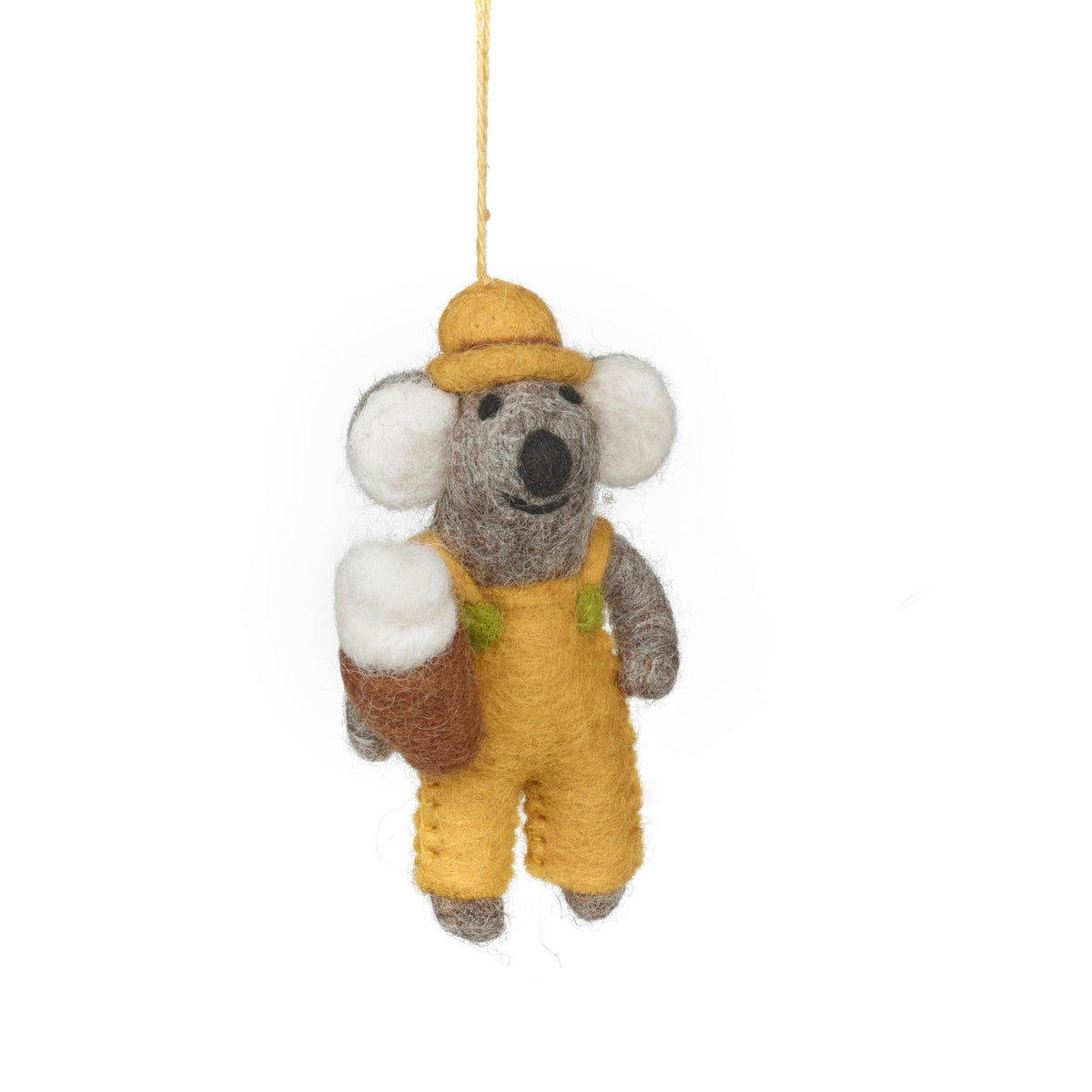 Handmade Felt Kobe the Koala Safari Hanging Decoration
