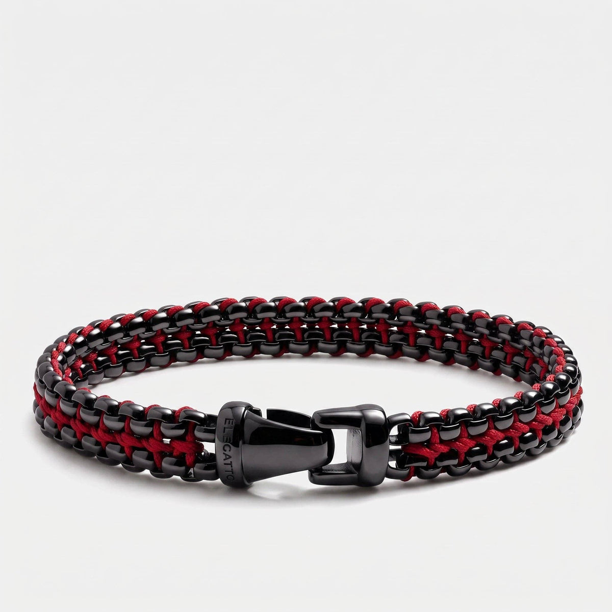 Argos Steel Link Black Red: L (19.5cm)