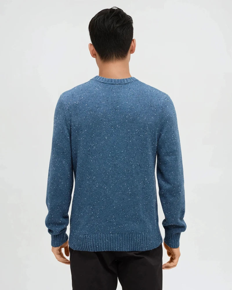 Rambler Fleck Sweater - Blue Horizon Fleck (F26)