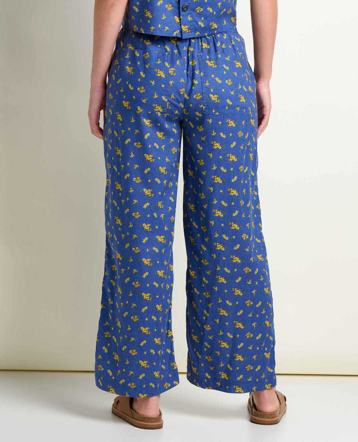 W’s Taj Hemp Wide Leg Pant - River Print (S26)