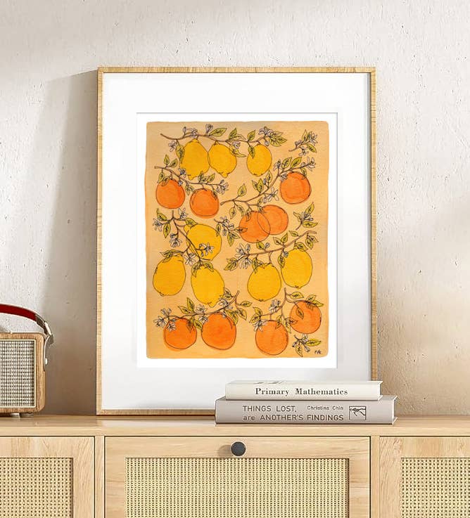 11x14 Lemons and Oranges Print