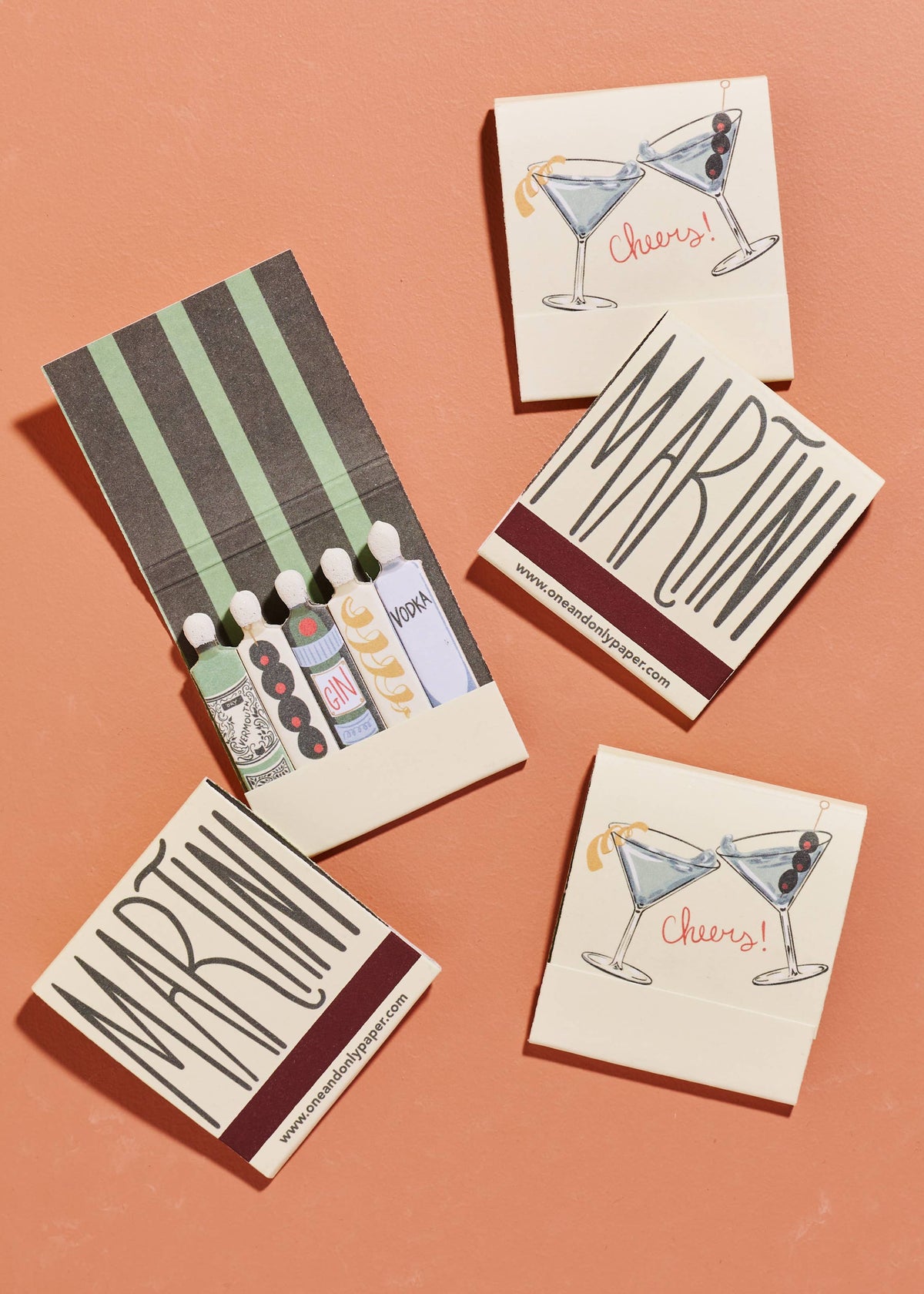 Martini Printed Matchbooks