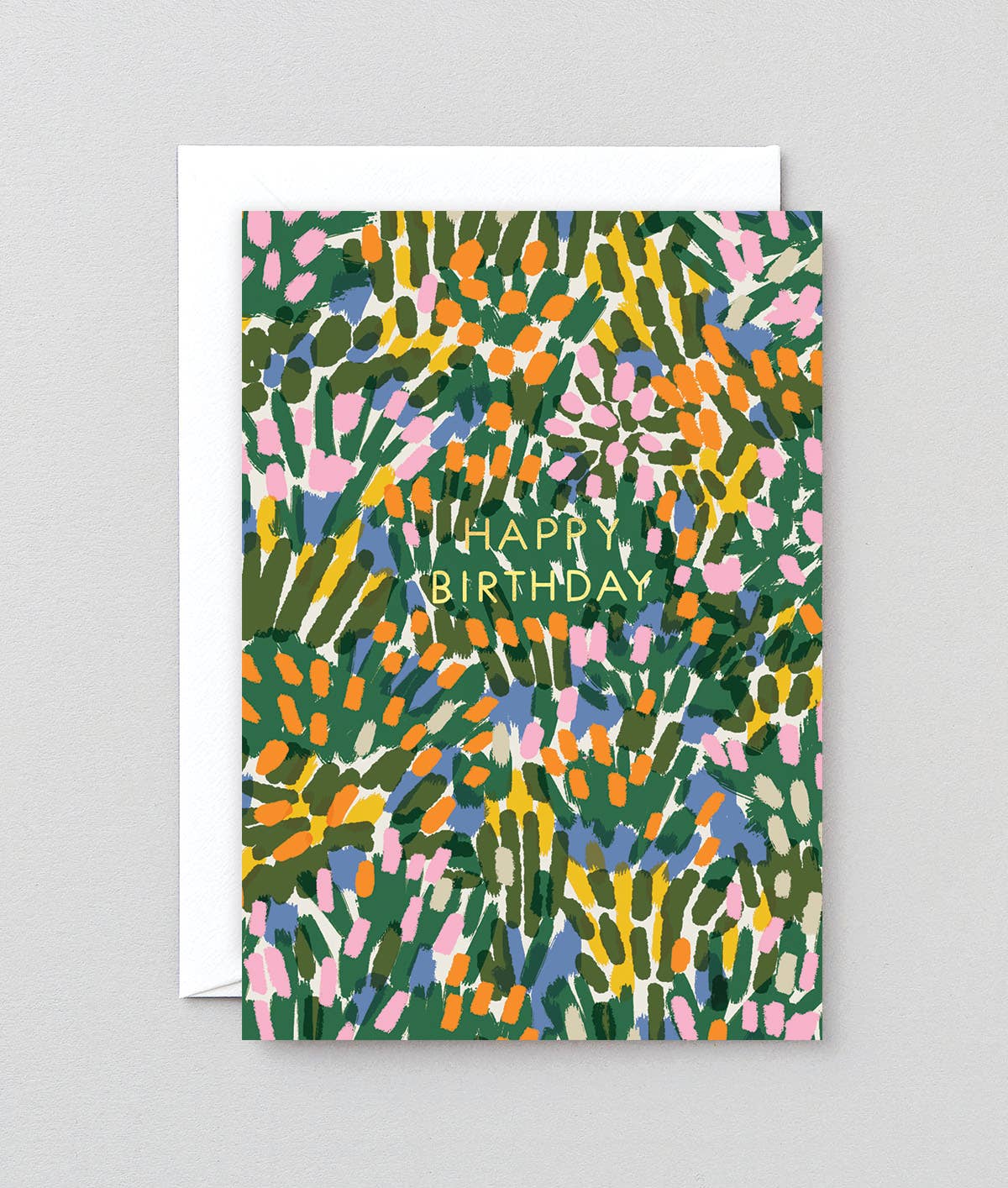 Happy Birthday Meadow&#39; Foiled Greetings Card