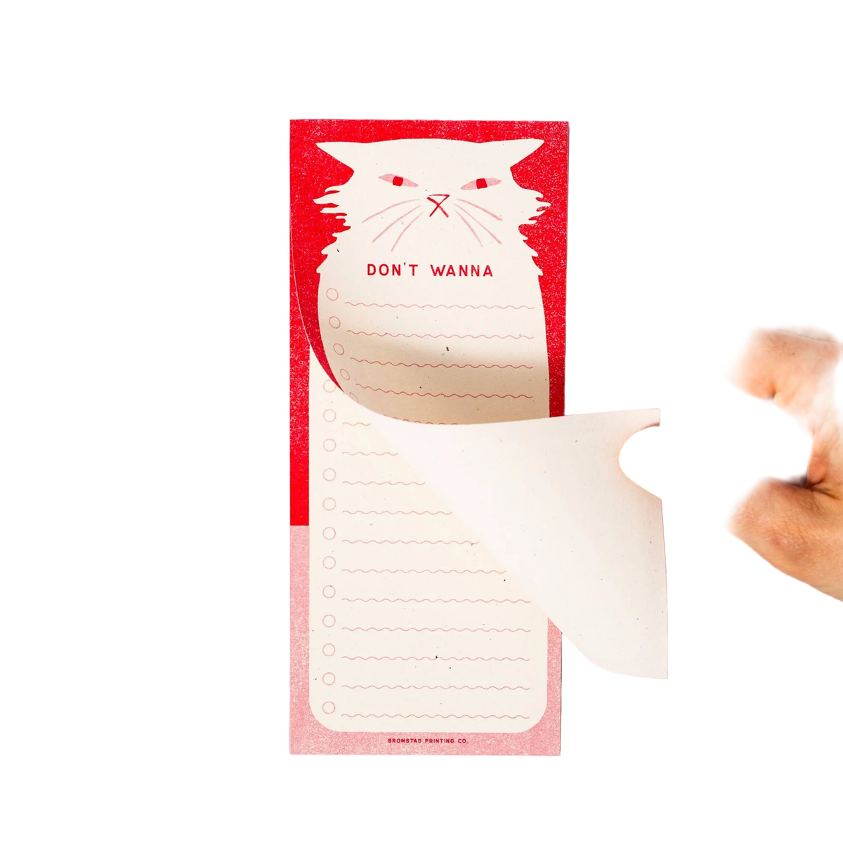 Don't Wanna - Risograph Notepad