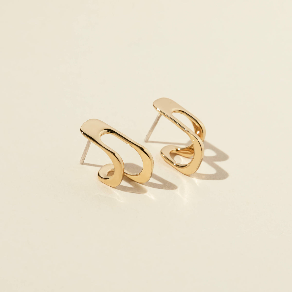 Ashland Earrings: Gold Plated