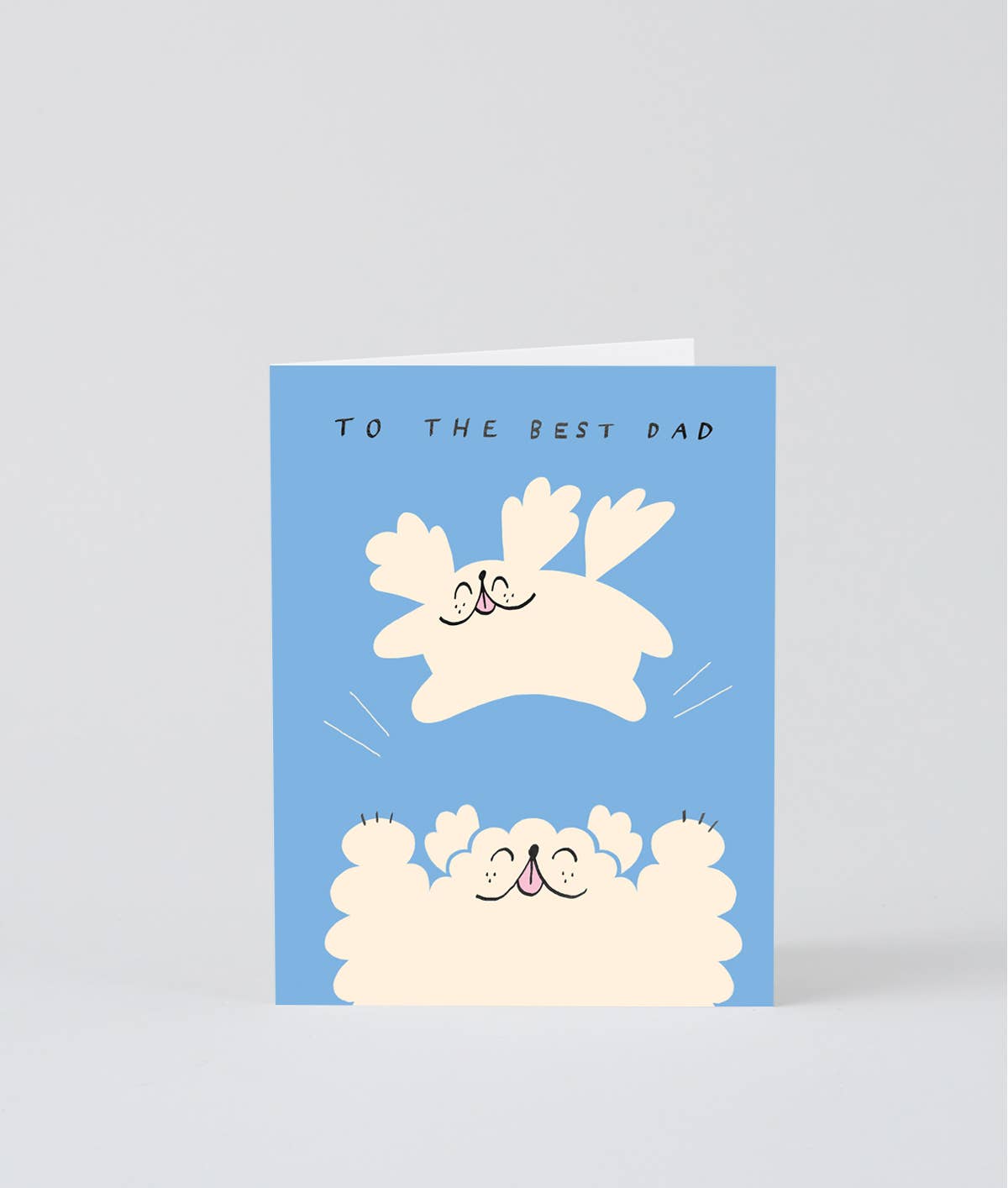 To The Best Dad Kids Greetings Card