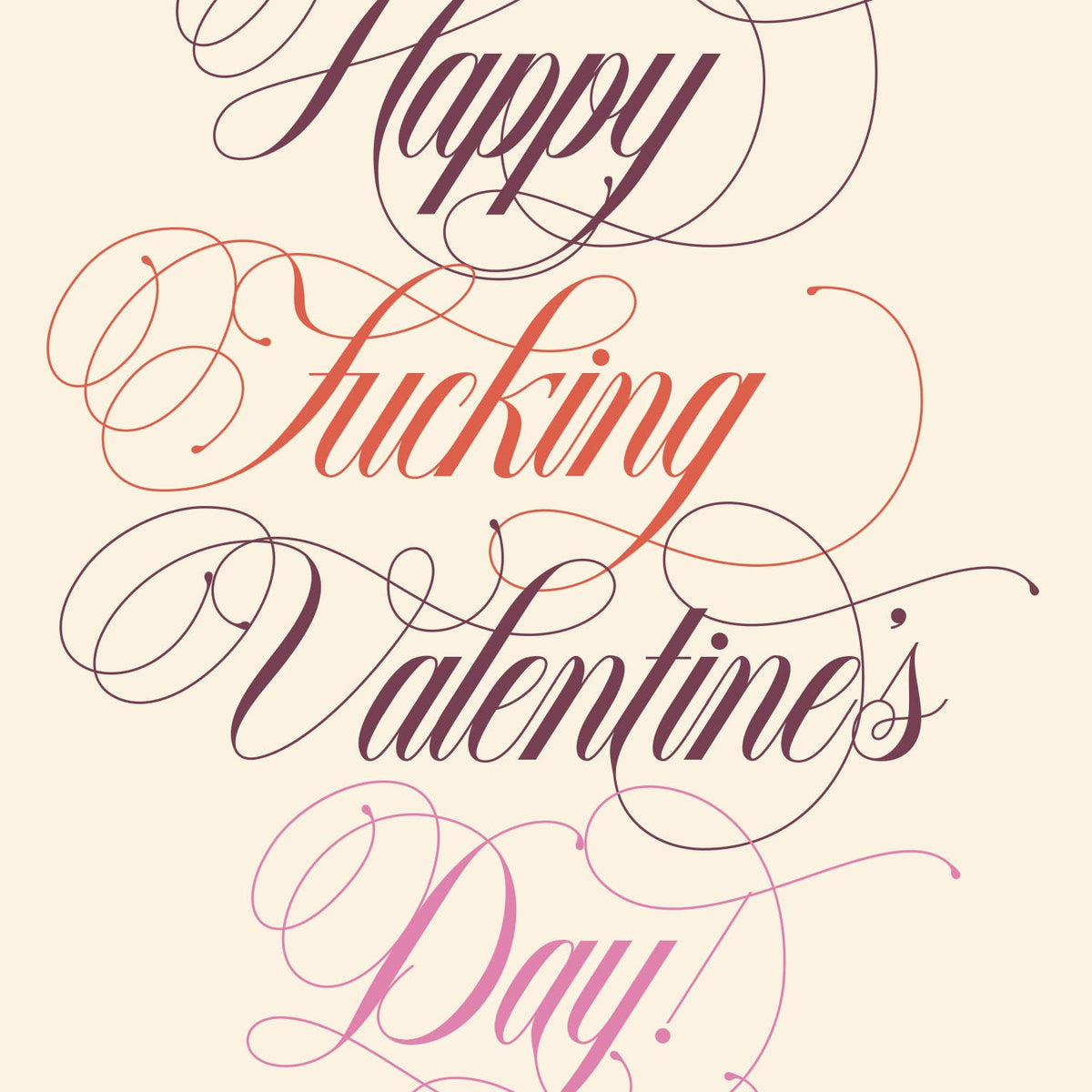 Happy Fing Valentine's Day! valentine card