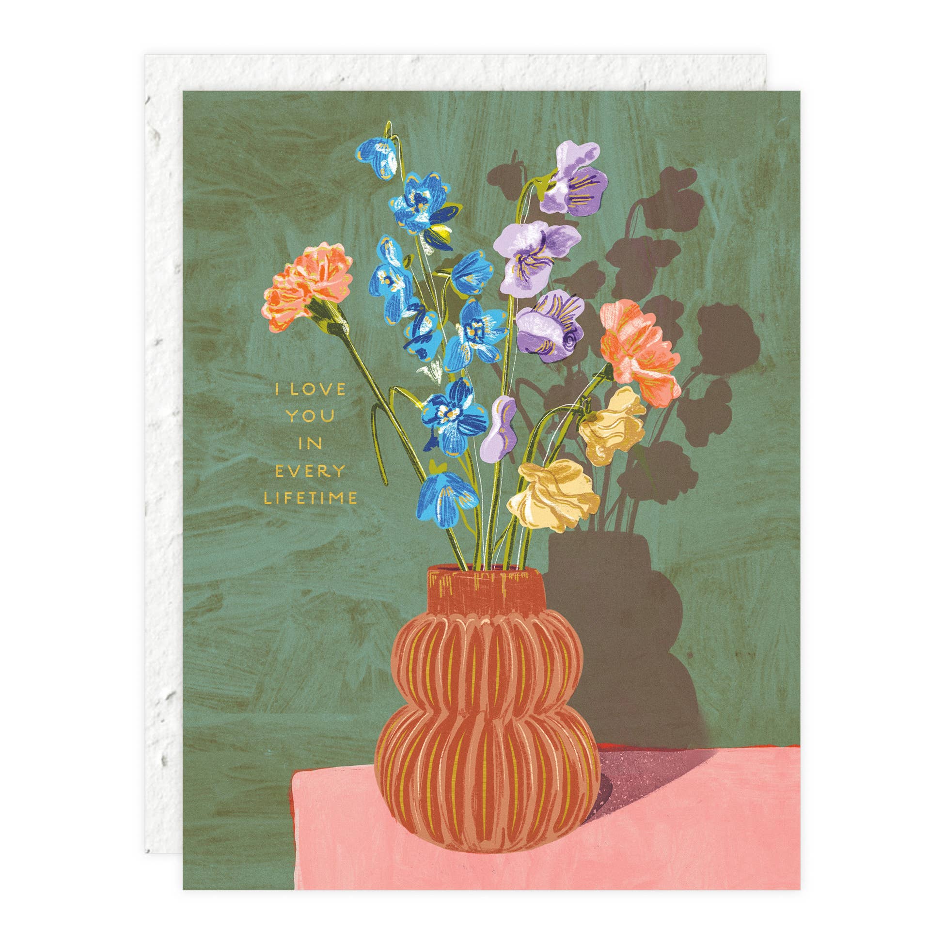 Sweet Days Vase - Love + Friendship Card