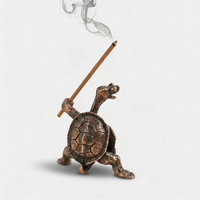 Large Turtle Incense Holder