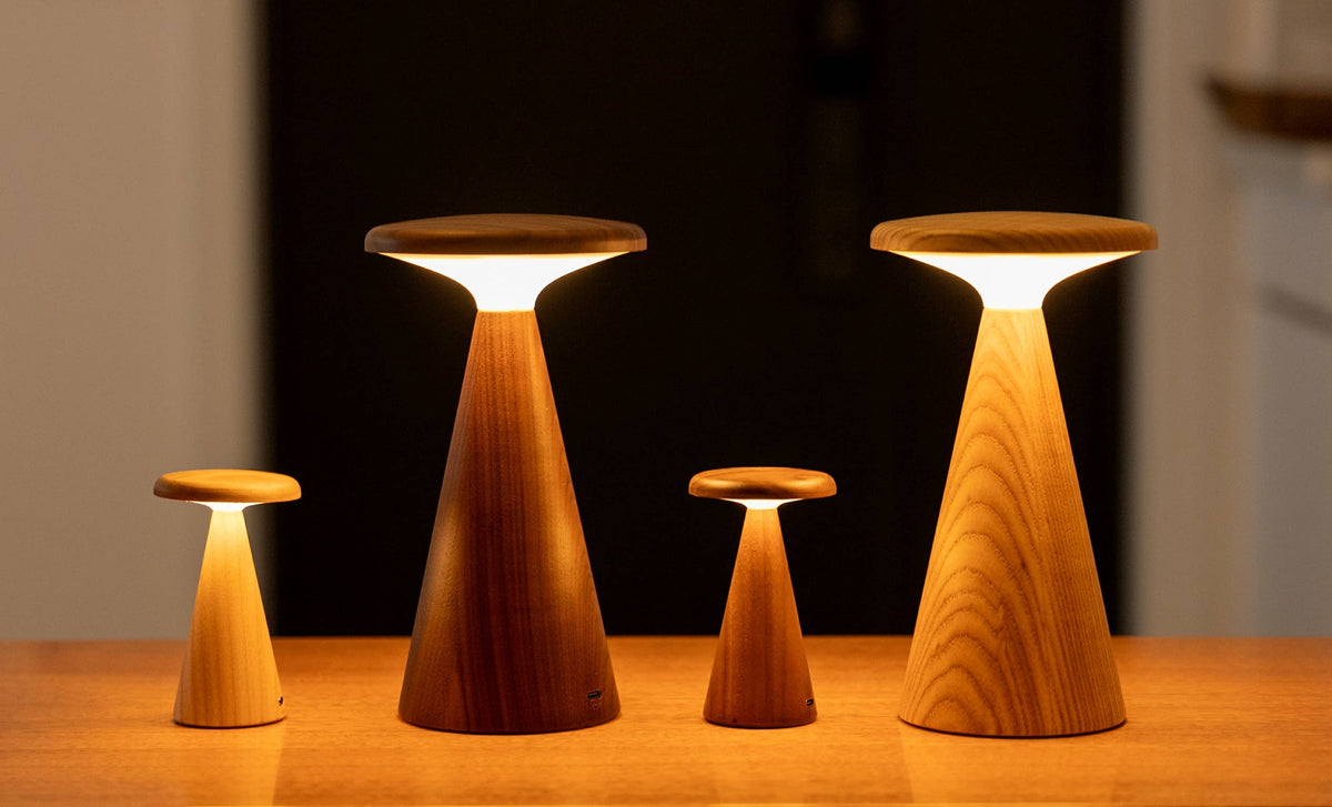 Sylva Table Lamp: Dark Walnut (Mini)