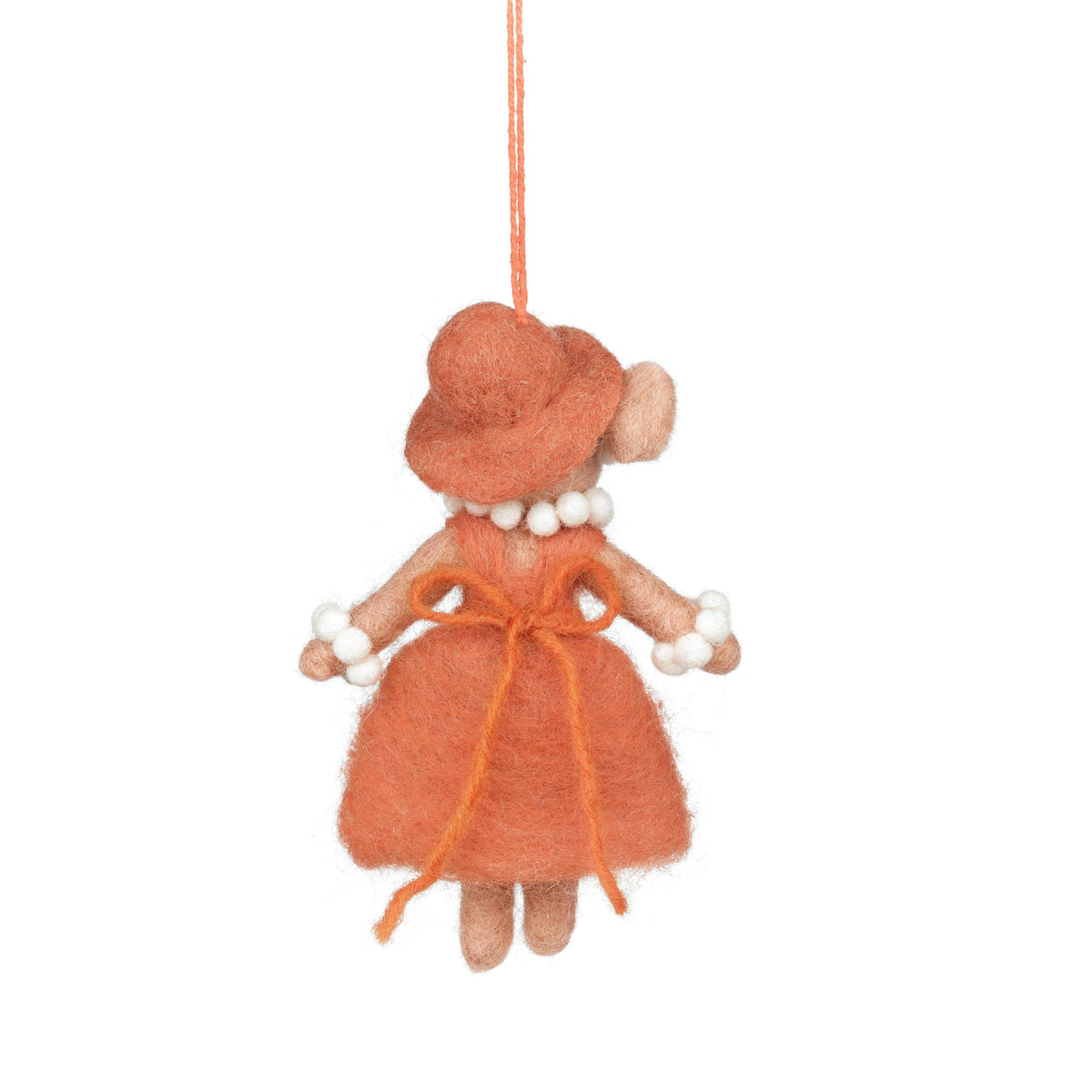 Felt Evelyn the Mouse Ornament