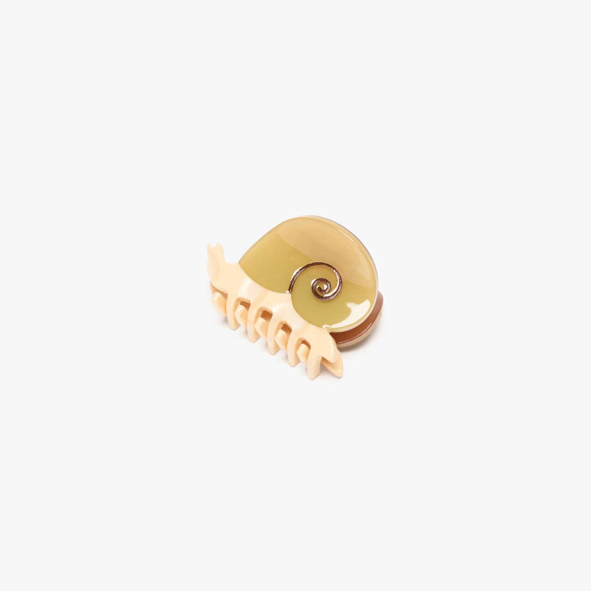 Snail Hair Claw: Sand Acetate (Mini)