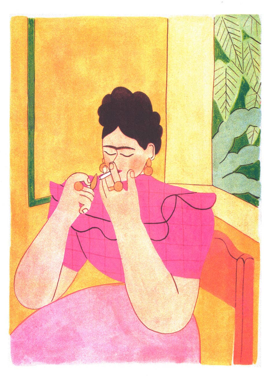 A3 poster - Morgane Fadanelli - Frida Kahlo