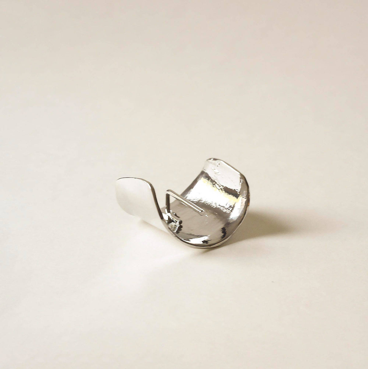 Metal Hair Ponytail Cuff Stick | Silver