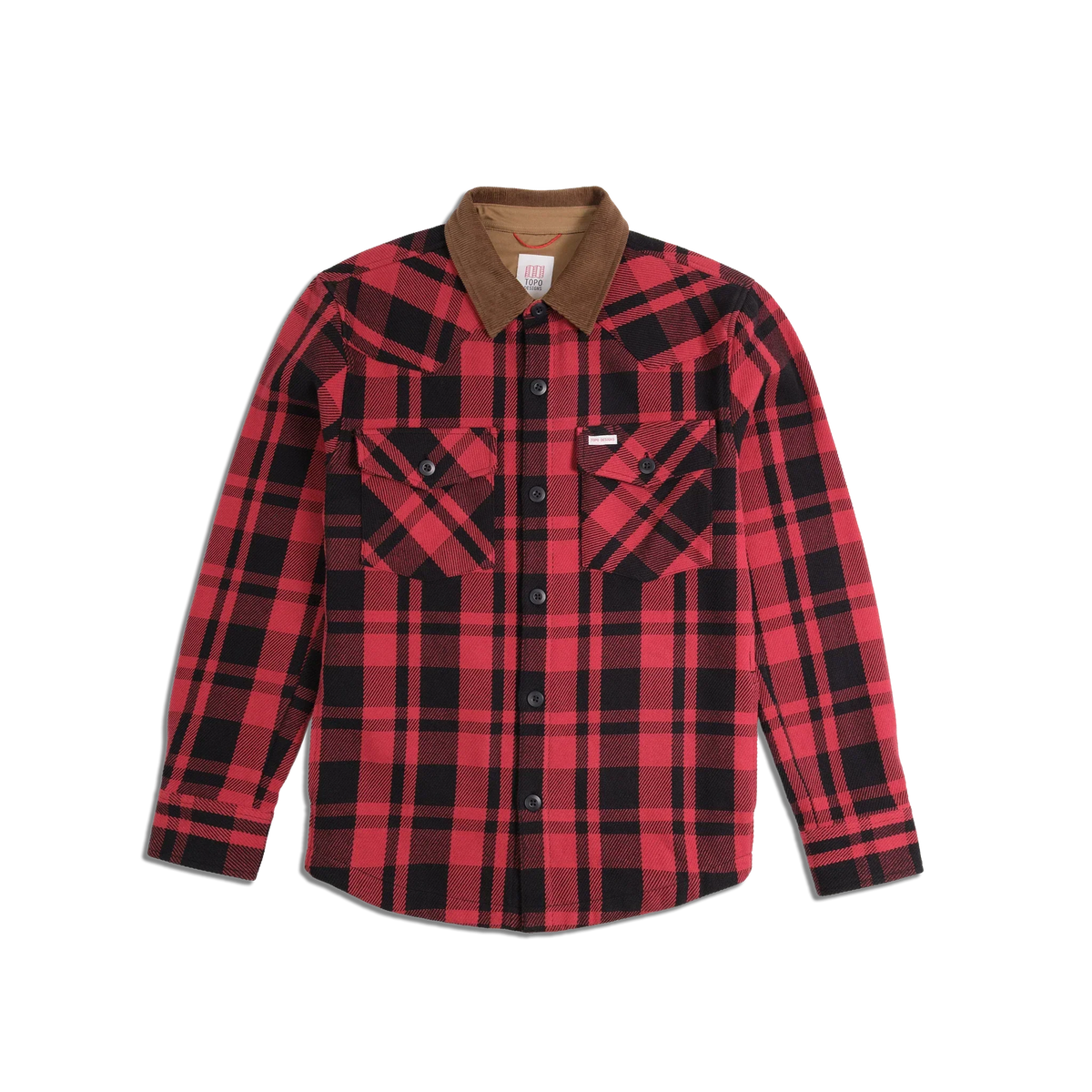 Mountain Shirt Jacket - Garnet / Black Multi (F26)