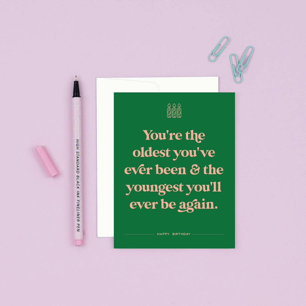 Oldest Youngest | Snarky Birthday Card