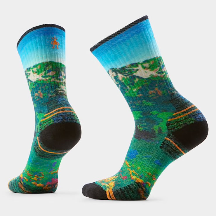 W’s Hike TC “Mountain Lake” Print Crew - Capri (810)