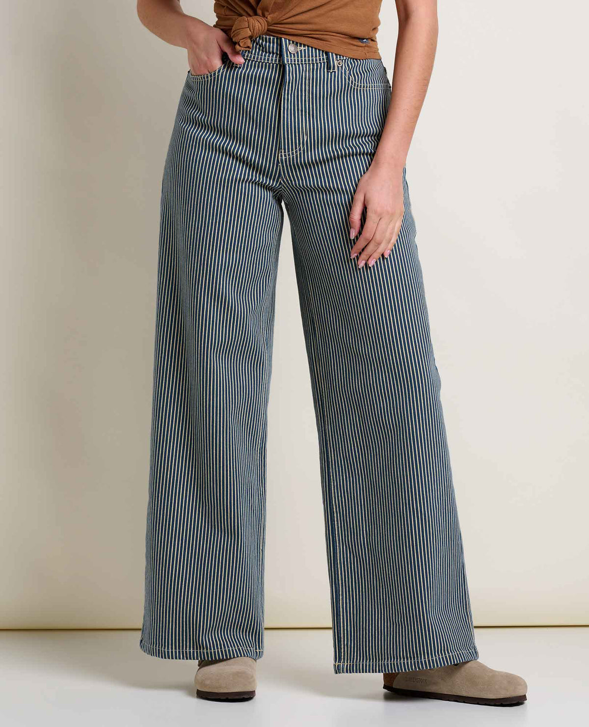W’s Balsam Wide Leg Pant - Midnight Stripe