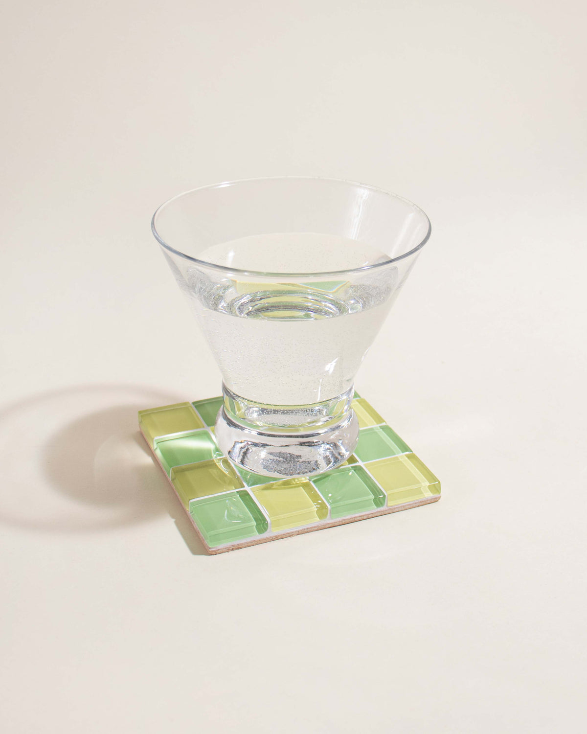 GLASS TILE COASTER - Baby Corn