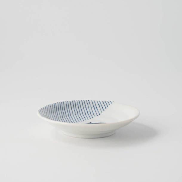 SHICHI SOMENEKO Plate 10cm: Tokusa