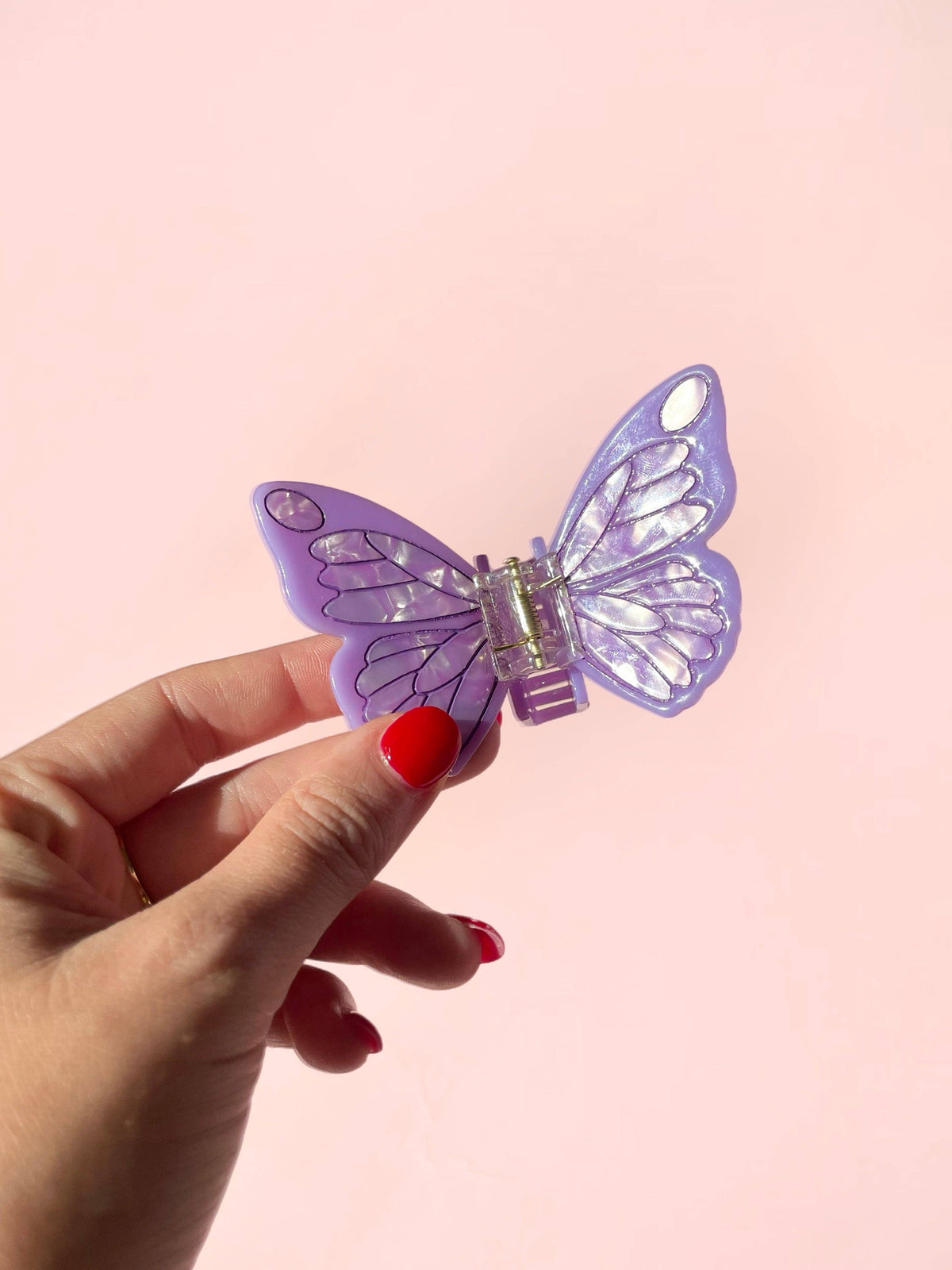 Butterfly Claw Clip // Cellulose Acetate: Tortoise