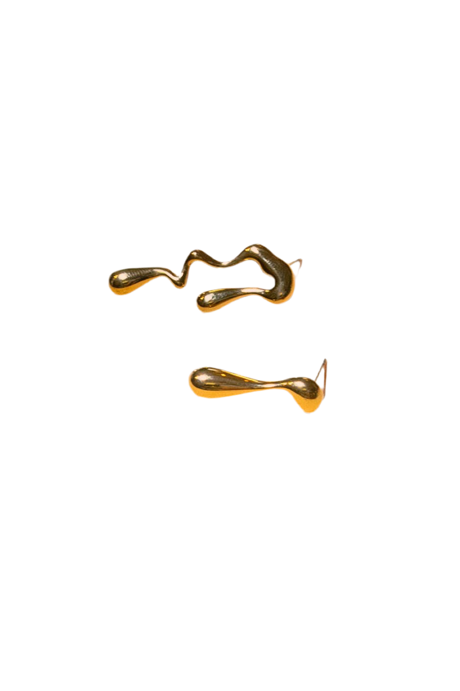 Liquid Studs - 18K Gold Plated