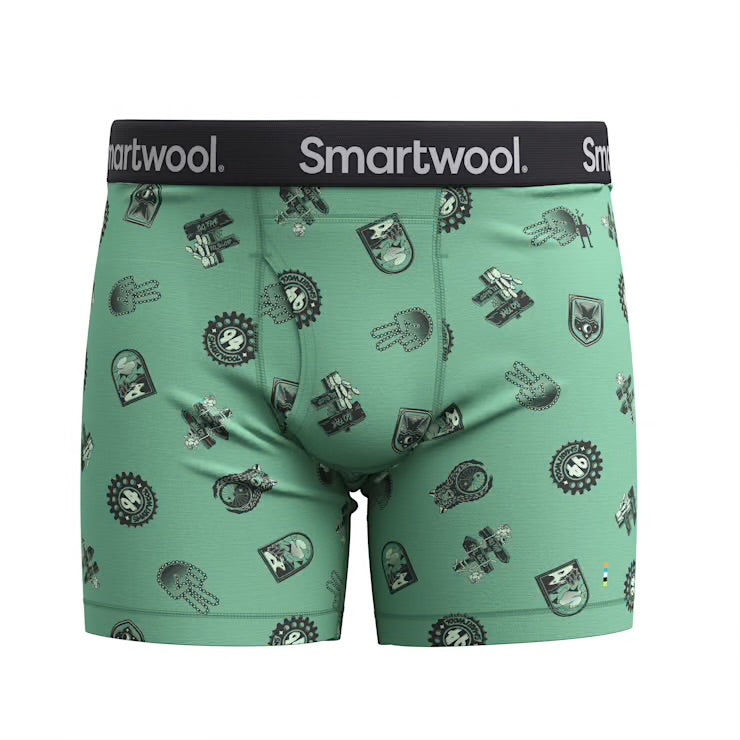 Boxer Brief (Printed) - Zen Green Trail Ride