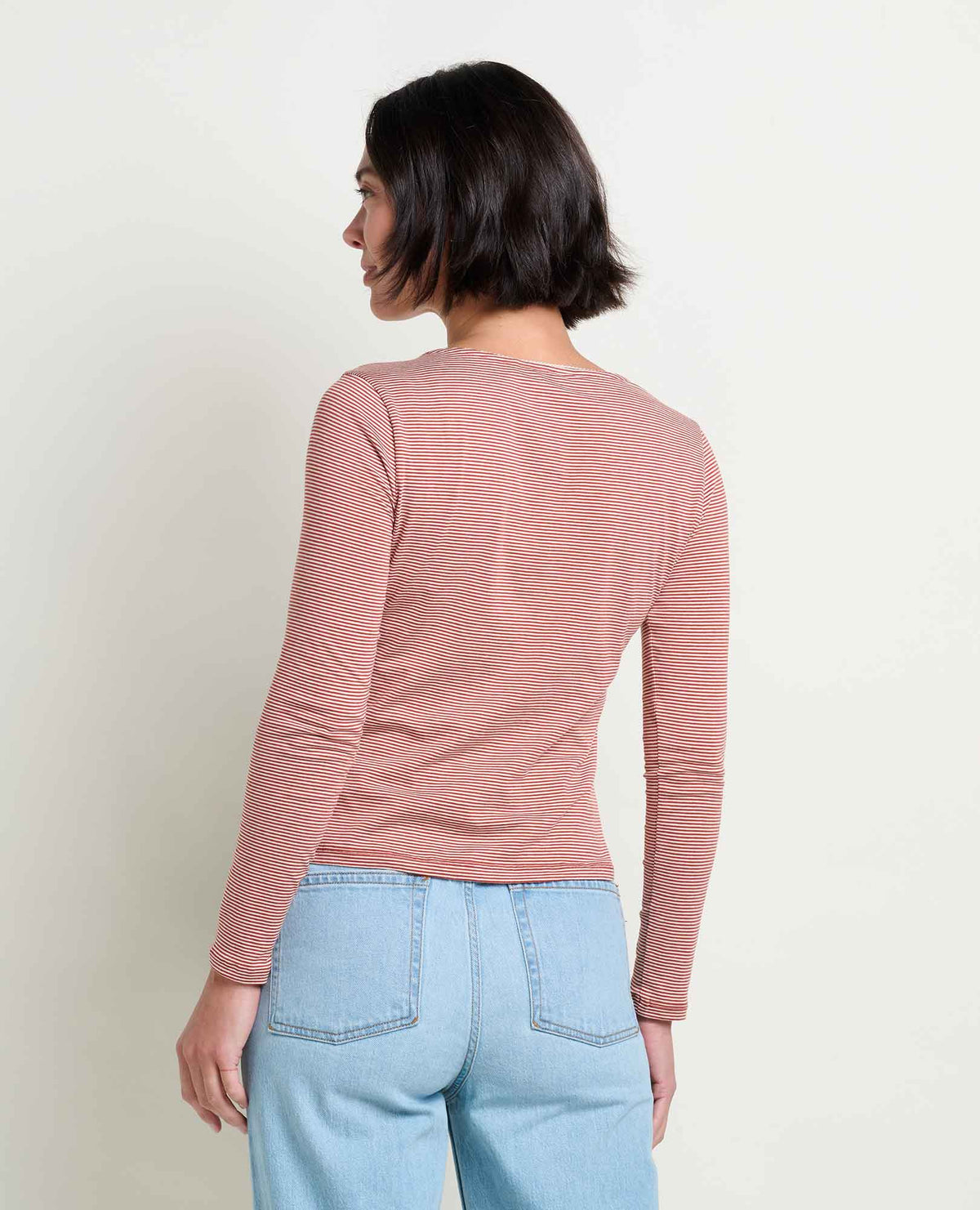 Rosalie Square LS Tee - Campfire Pattern (F26)