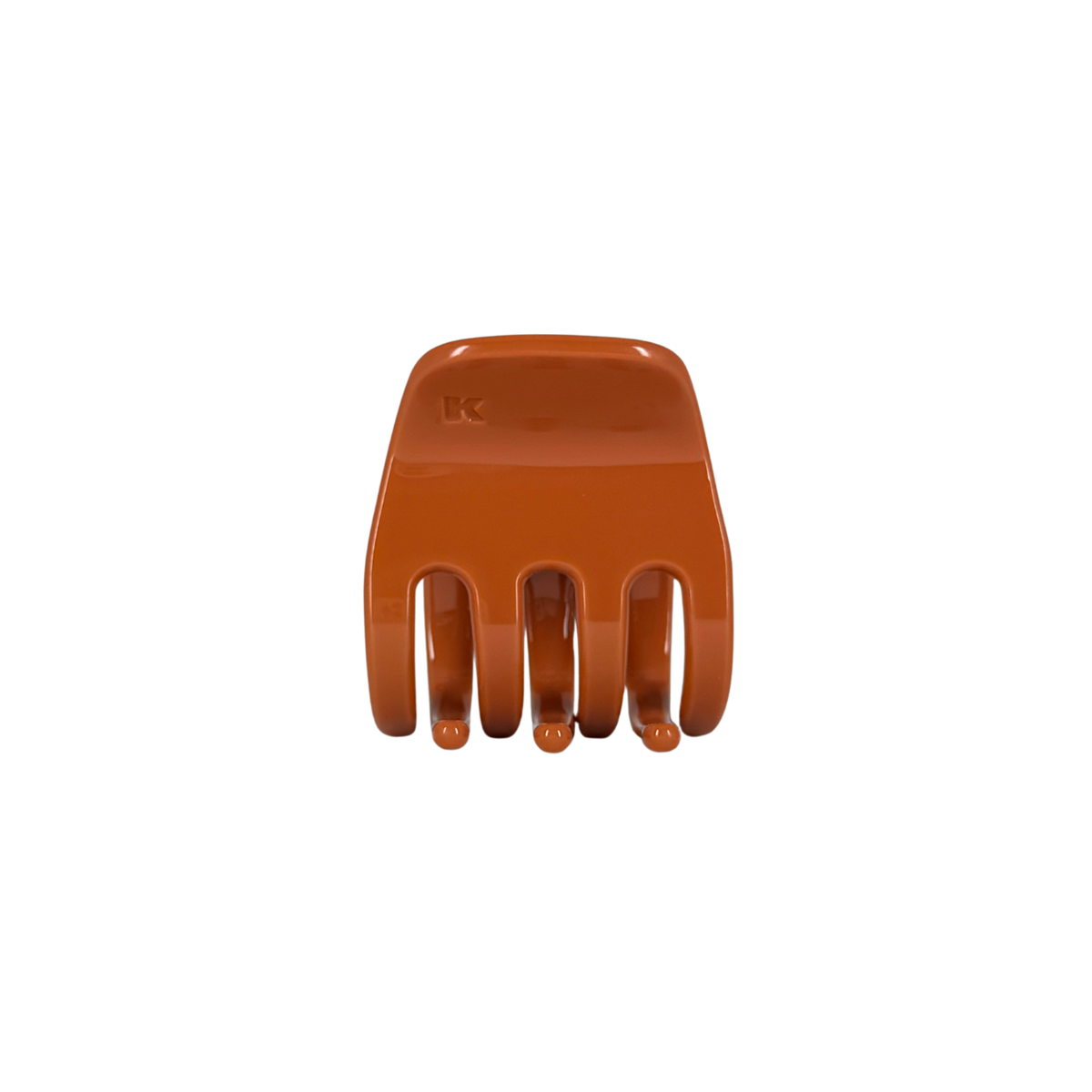 Small Hair Claw Clip — Clay: No Charm Ring (Standard)