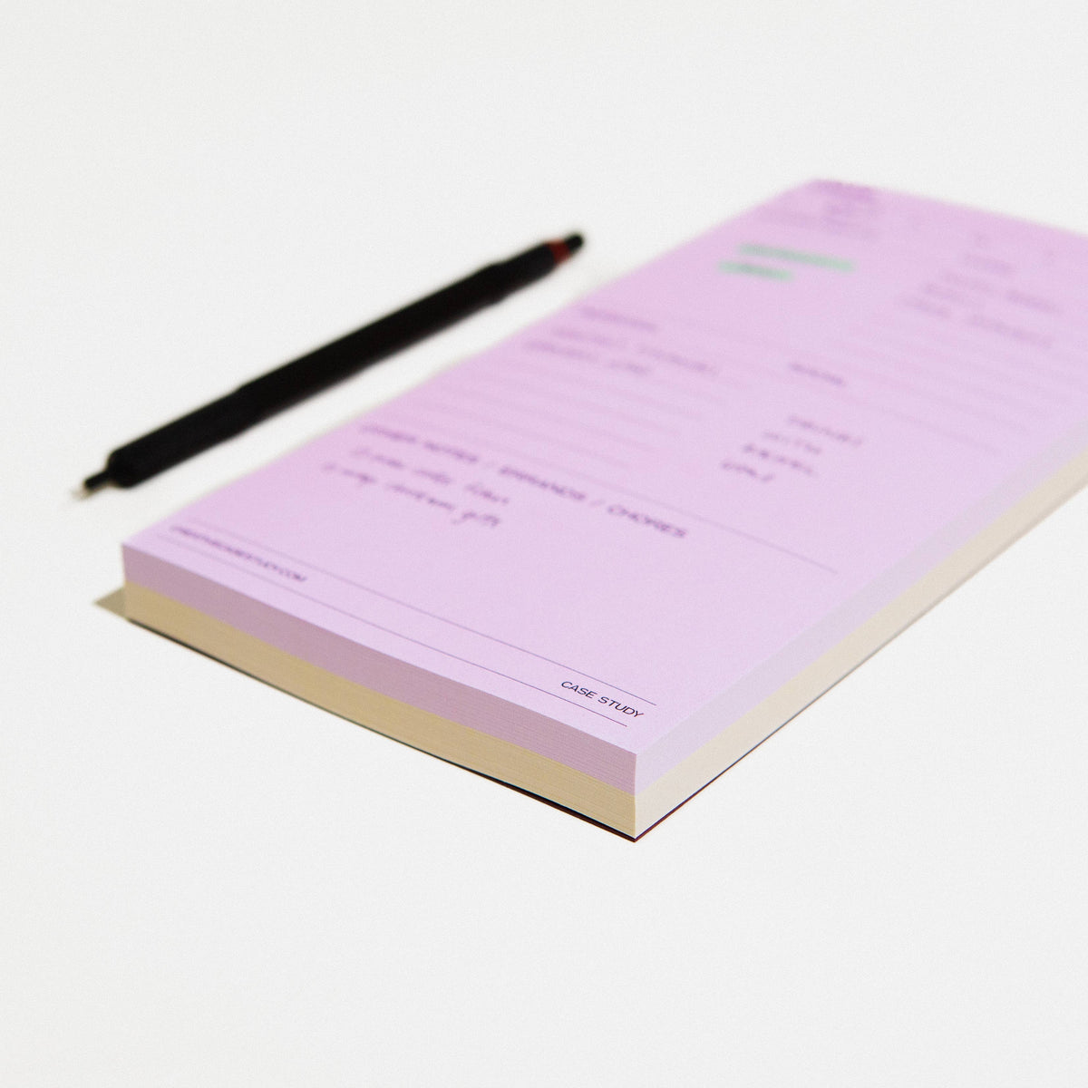 Daily Task Notepad Planner | Pink & Yellow