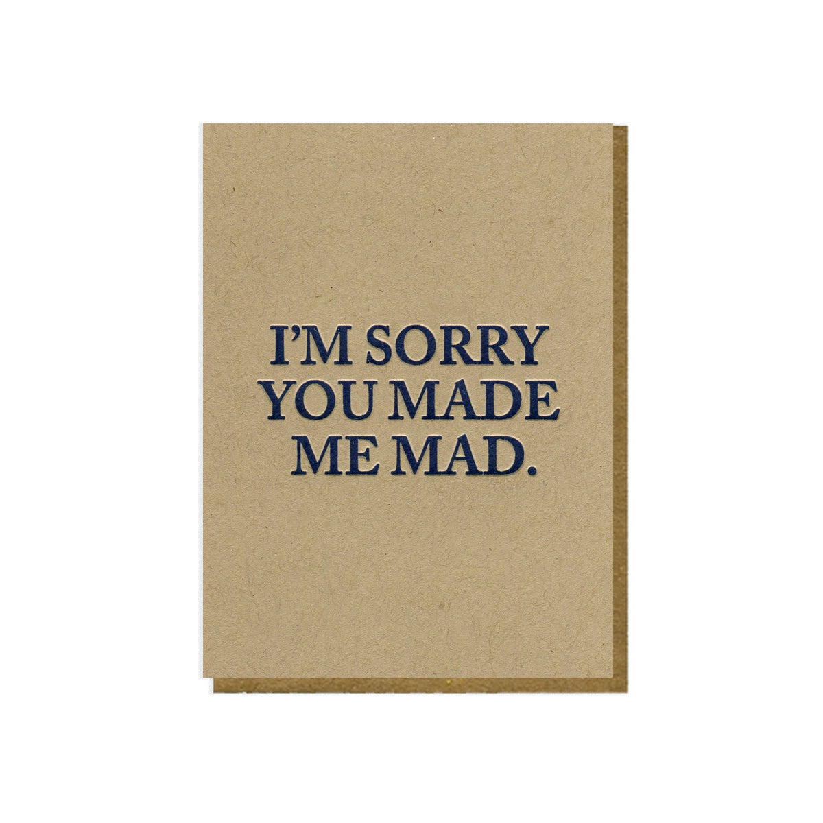 Sorry I&#39;m Mad