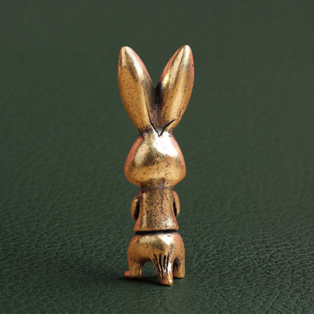 Solid Brass Mr. Rabbit Figurine Ornament: A1