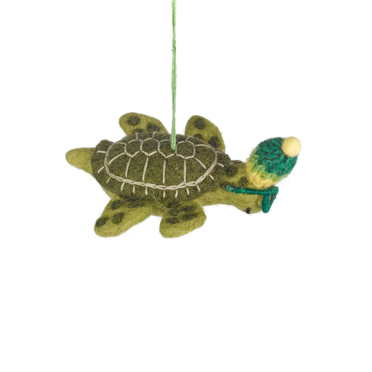 Felt Simon the Sea Turtle Ornament