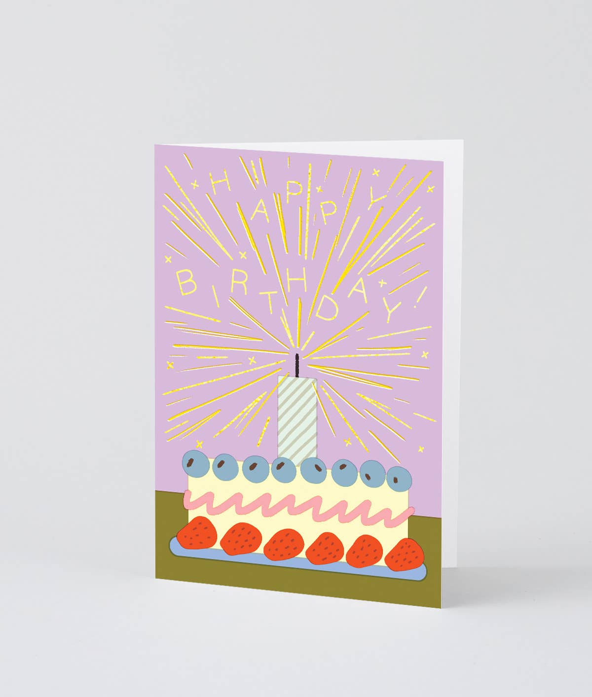 Happy Birthday Sparkler Greetings Card