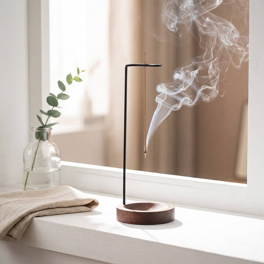 Kanso Suspended Incense Holder: Dark Wood
