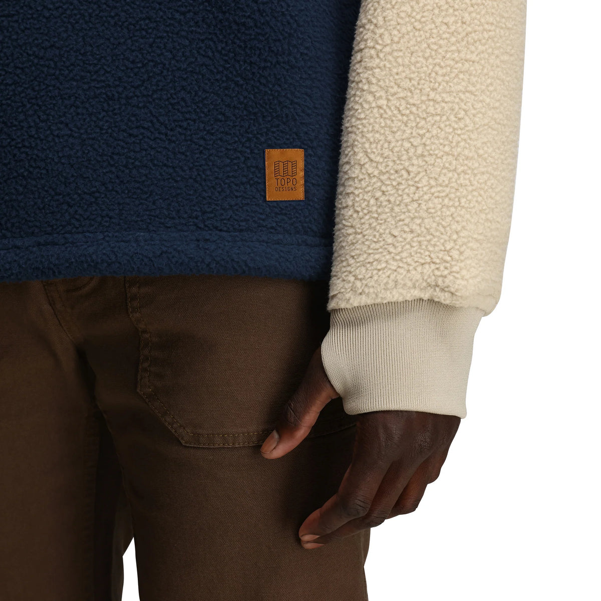 Mountain Fleece Crew Neck: Midnight / Oatmeal