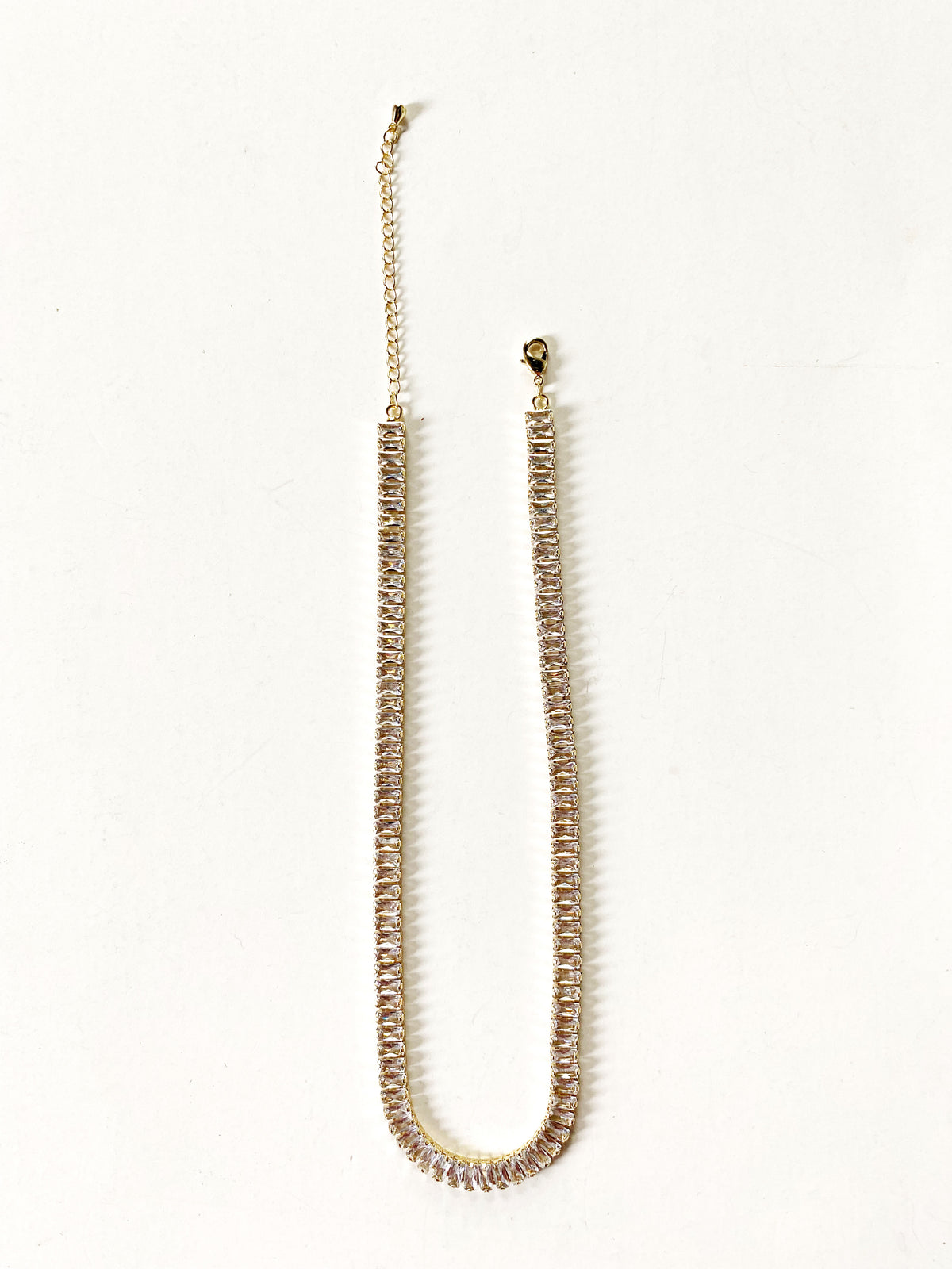 Baguette Tennis Necklace