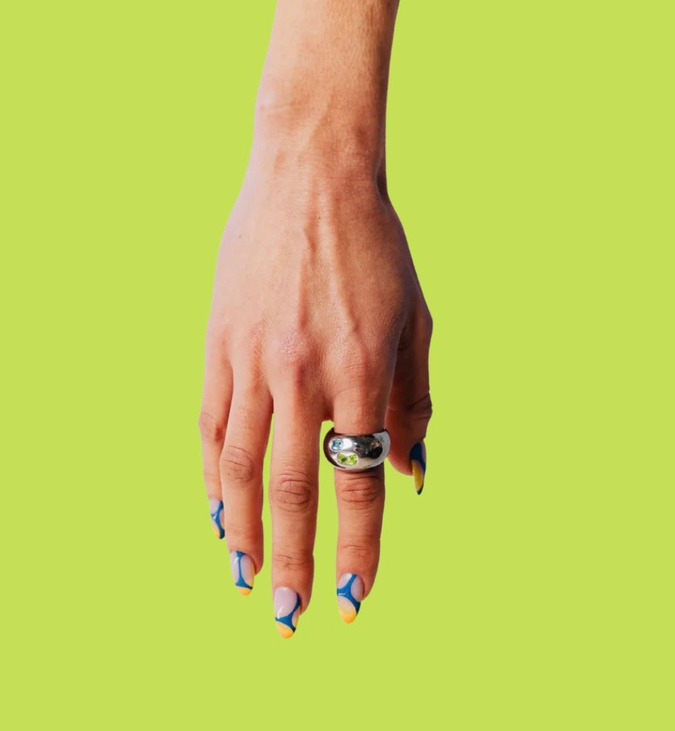 Atlas Ring Gold Silver