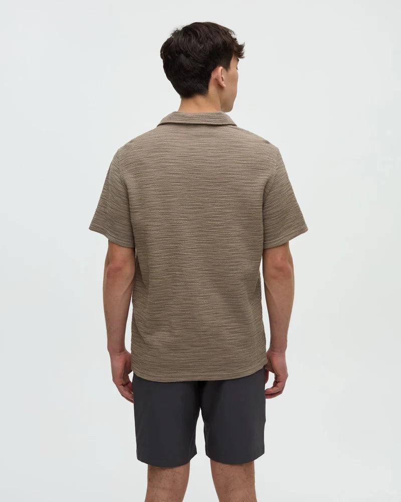 M Copeland Shirt - Clay Flash Stripe (S26)